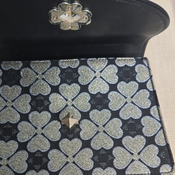 Kate Spade Black and Gold Satchel with Luxurious Accents EUC - Picture 8 of 16